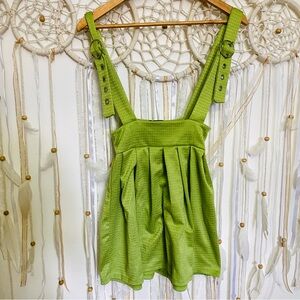 Forever 21 skirt overall size small green